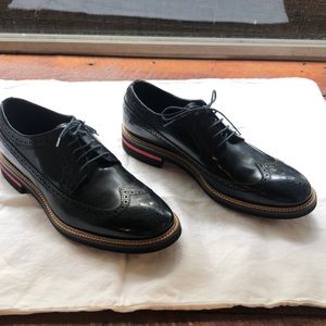 PAUL SMITH DARK NAVY WINGTIP OXFORDS